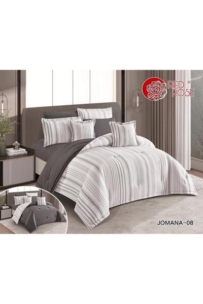 REDROSE COLOR مفرش جومانا مايكروفايبر فندقي -لحاف نفرين فندقي بتصميم عصري فخم...