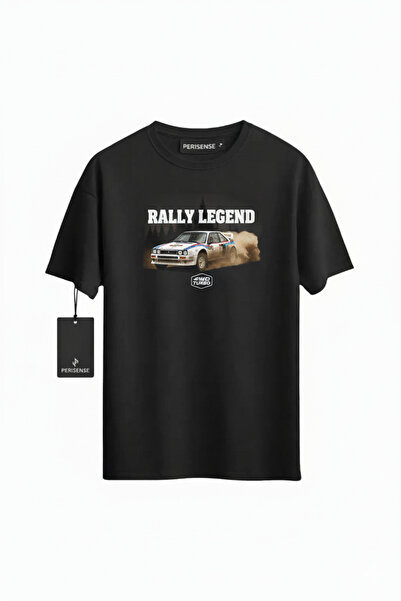 PERISENSE Unisex Rally Monster Printed Premium Combed Cotton Oversized T-Shirt