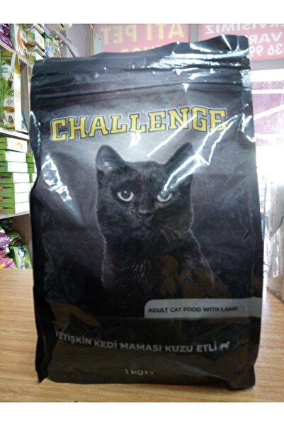 Challenge Kuzu Etli Yetişkin Kedi Maması 1 Kg 2 ADET+5 adet leöpöld kuzulu ya...
