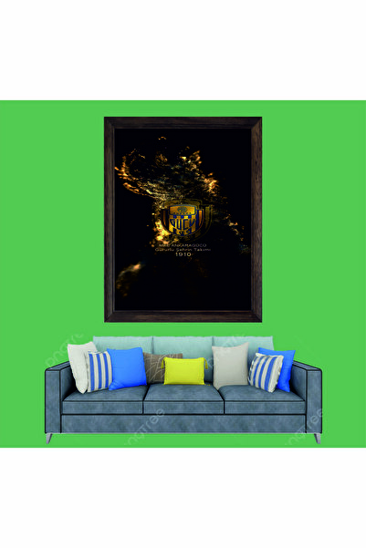 Lioncraft Ankaragücü Spor Çerçeveli Duvar Tablosu, Ankara Taraftar Tablosu 50...