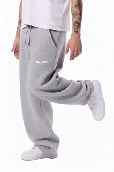 NİCE Minimal Printed 3 Thread Ş Fleece-Lined Winter Comfortable, Casual Daily...