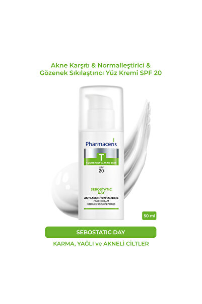 Pharmaceris Sebostatic Day SPF 20 | Akne Karşıtı & Normalleştirici & Gözenek ...