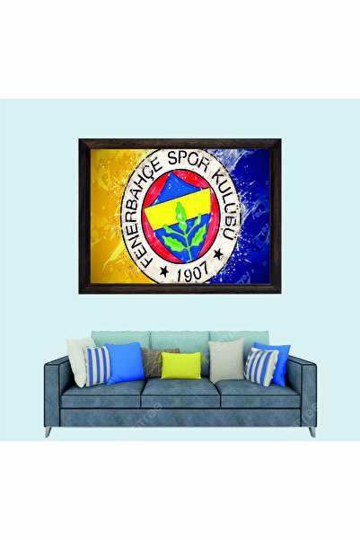 Lioncraft Fenerbahçe Spor Çerçeveli Duvar Tablosu, Kadıköy, Taraftar Tablosu ...