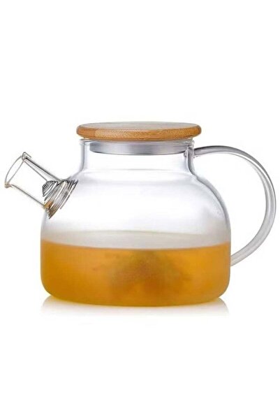 GENERIC4 Glass Teapot Set Heat Resistant Transparent 1000ml