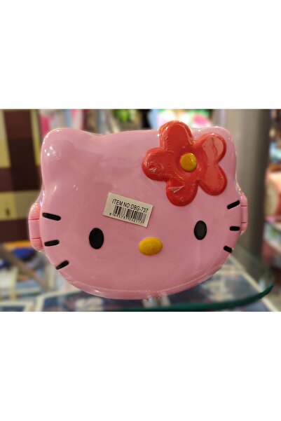 ada çanta kırtasiye Plastic Lunch Box with Hello Kitty Figure Two Compartment...