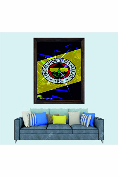 Lioncraft Fenerbahçe Spor Çerçeveli Duvar Tablosu, Kadıköy, Taraftar Tablosu ...