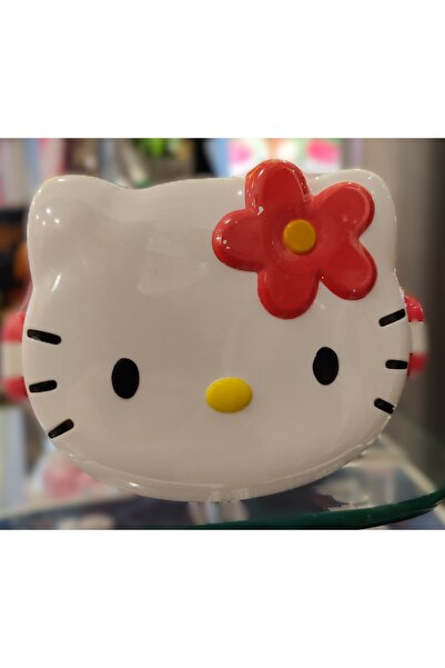 ada çanta kırtasiye Plastic Lunch Box with Hello Kitty Figure Two Compartment...
