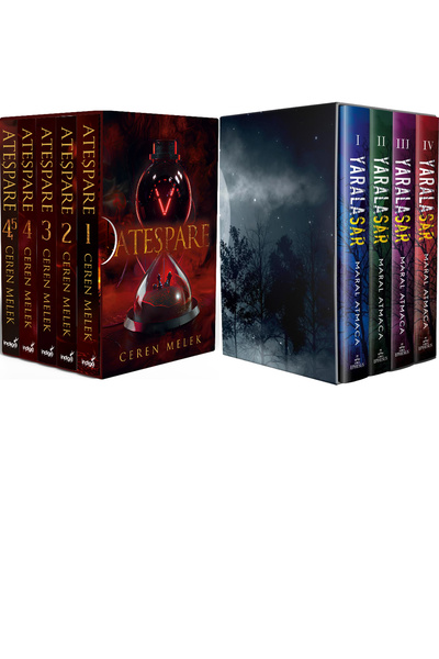 İndigo Kitap Ateşpare 5 Kitaplık Kutulu Set - Ciltli ve Yaralasar Serisi Seti...