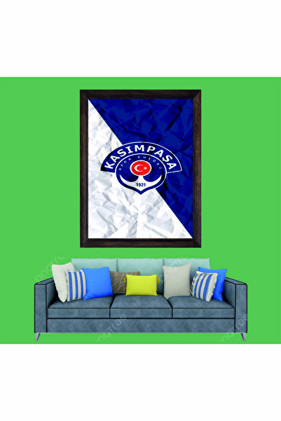 Lioncraft Kasımpaşa Spor Çerçeveli Duvar Tablosu, İstanbul Taraftar Tablosu 2...