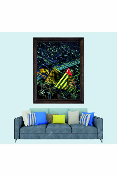 Lioncraft Fenerbahçe Spor Çerçeveli Duvar Tablosu, Kadıköy, Taraftar Tablosu ...