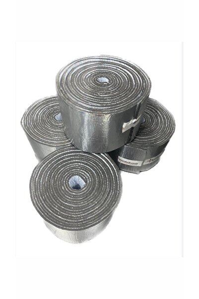 SLCMARKETİM Folyolu Kauçuk Sünger 15cmx10metre 9mm Yapışkanlı Araç Oto Ses Is...