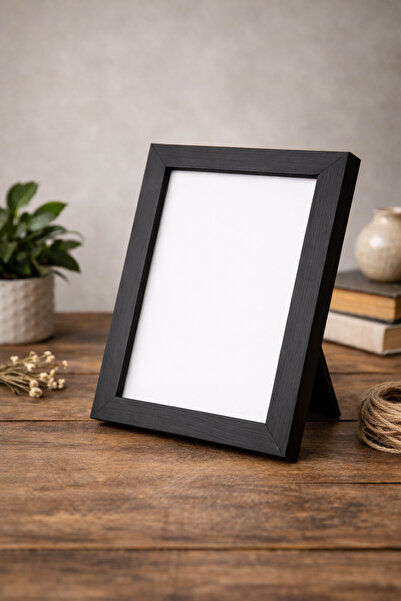 caddehediye Ahşap Masaüstü Fotoğraf Çerçevesi | %100 Çam | PVC Kırılmaz | Cev...