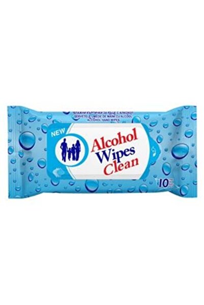 Tessari Set 5x Wet Wipes with Alcohol - 10 pcs