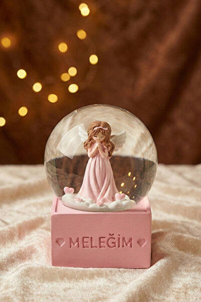 KAR KÜRESİ Melek - Meleğim Yazılı Dekoratif Hediye