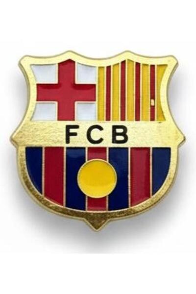 FCB Metal Stickers with Barcelona Club Logo for Football Fans