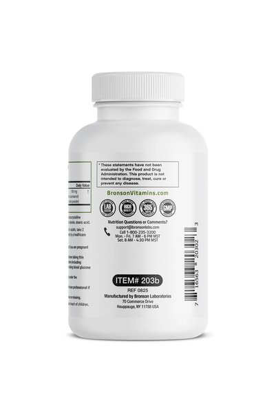 Bronson Vitamins Extract de scortisoara 1000 mg, 250 capsule, Bronson