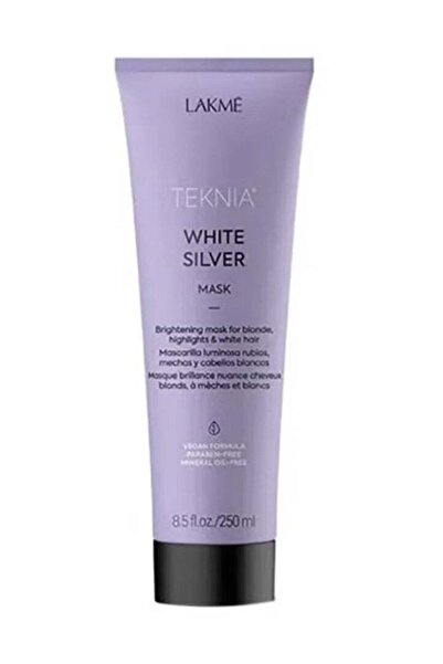 Lakme قناع مغذي للشعر أبيض فضي 250 مل