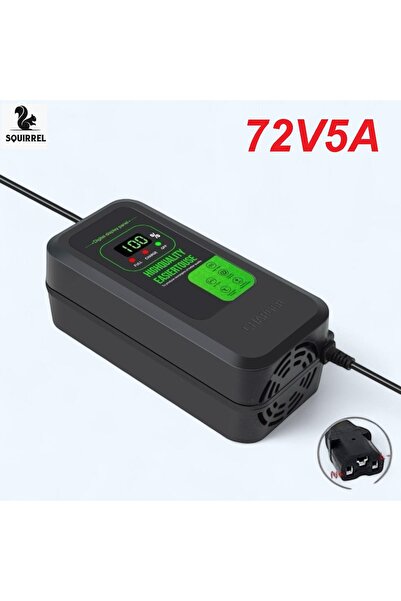 Squirrel شاحن بطاريه ليثيوم دراجه كهربائيه. سكوتر . دريفت .72V5A الكتروني عالي السرعه