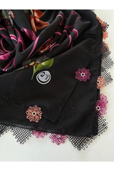 CENK YAZMA El Işi Iğne Oyalı Yazma/iğne Oyası/iğne Işi Yemeni/el Işi Tülbent/...