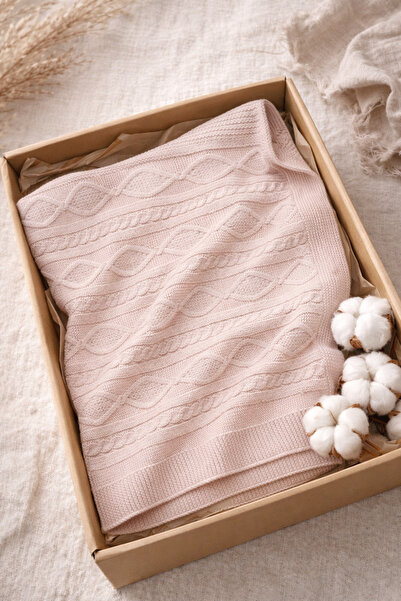 Gubo Bebek Battaniye Triko Battaniye Mevsimlik 85x95 Cm