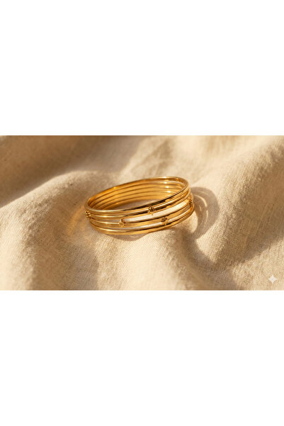 Niormiagifts Gold color steel bracelet