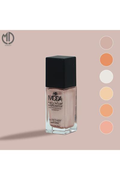 Moda Beauty Natural "Glow Cheek" highlighter.