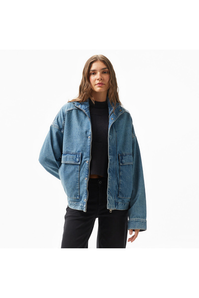 Calvin Klein Jeans Kadın Mavi Mont