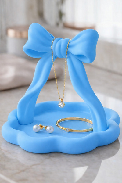 Vescarri Fiyonk Detaylı Vanity Takı Düzenleyici – Minimal Catchall & Masaüstü...