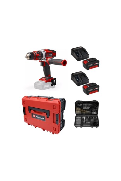 Einhell Te-Cd 18/48 Li-I Akülü Darbeli Vidalama + 2 x 4 Ah Akü + 103 Parça Uç...