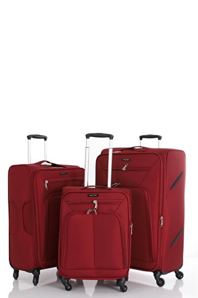 MÇS Unısex Extra Hafif Lüx Kapağı Körüklü Suya Dayanıklı 360 Derece Döner 4 T...