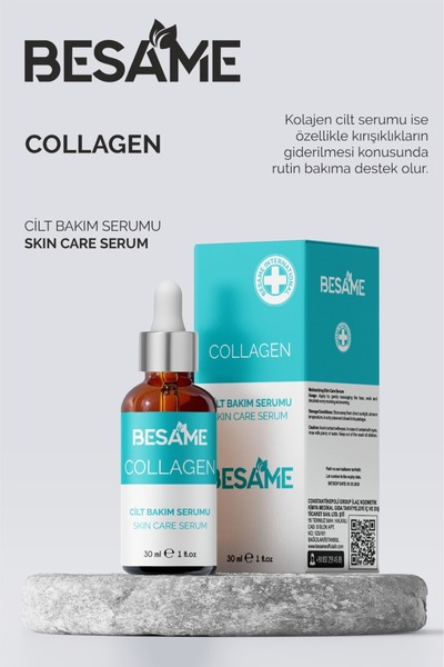 Besame Kolajen Destekli Sıkılaştırıcı ve Elastikiyet Artırıcı Bakım Serumu 30 ml