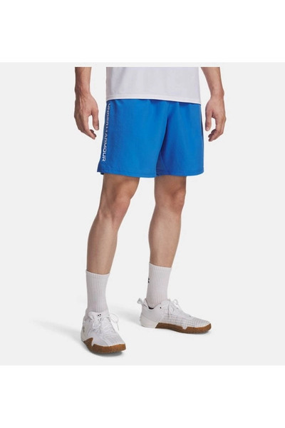 Under Armour UA Tech Wordmark Mavi Erkek Şort 1383356-402