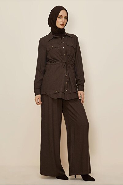 Alvina Beli̇ Büzgülü Pantolu Takim 46012