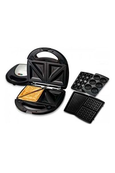 Generic Black voltage sandwich maker - 220-240V - Overheat protection 50/60Hz