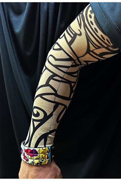 ZERO LAND Mtxdpn Wearable Arm Tattoo Socks Tattoo 3D Printed Arm Leg Tattoo 2...