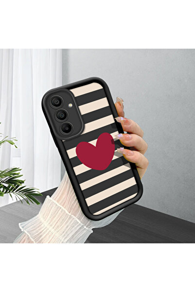 ucuc جراب مرن ممتص للصدمات وحماية للعدسة بنمط قلب من السيليكون الأسود متوافق ...