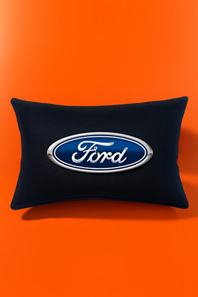 AN Trend Moda FORD YAZILI LOGO Araç Boyun Yastığı Ortopedik 1.SINIF SİYAH Kum...