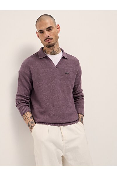 The Bear House Men’s Long Sleeve Polo T-Shirt, Soft Fabric, Comfortable Fit &...