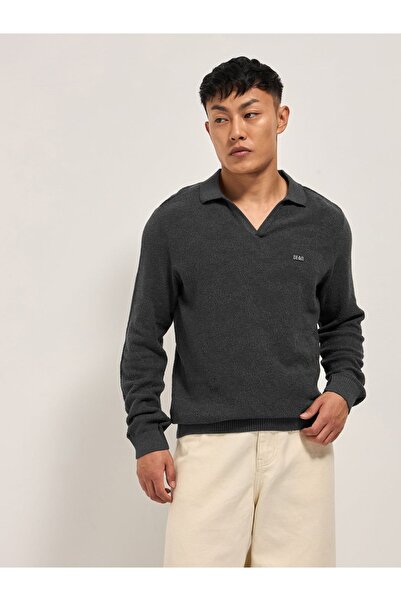 The Bear House Men’s Long Sleeve Polo T-Shirt, Soft Fabric, Comfortable Fit &...