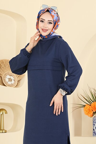 ModaMerve Manşeti Lastikli İki İplik Takım 1914SBL832-MS Laci