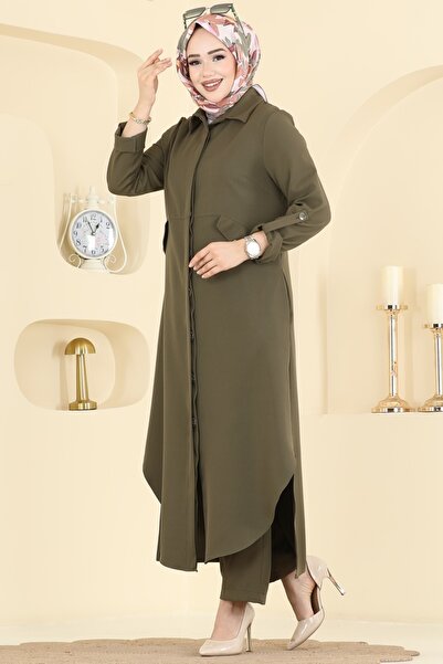 ModaMerve Aksesuar Cepli Dabıl Takım 2792SL432-MS Haki