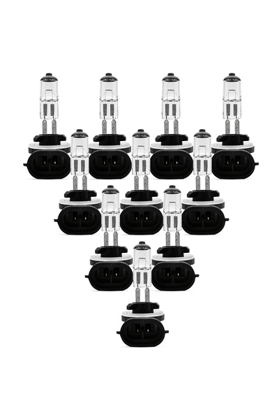 feema 881 12V 27W Halogen Bulb Headlight Clear Light Easy Install Long Life W...