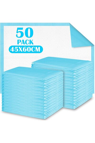 Generic Pack of 50 Baby Changing Mats, 45 x 60 cm Incontinence Mat, Disposabl...