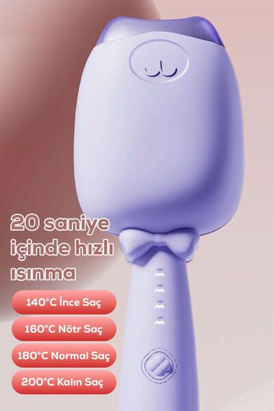 DEMPOWER Kedi Figürlü Seramik Saç Şekillendirici