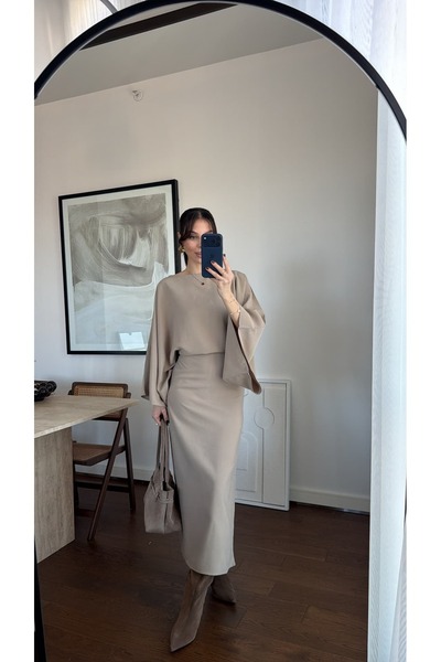 sinemkivanc co YARASA KOL KUŞAKLI ELBİSE