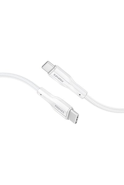 Promate USB-C™ Cable, Ultra-Fast 60W Power Delivery Type-C™ Charging Cable