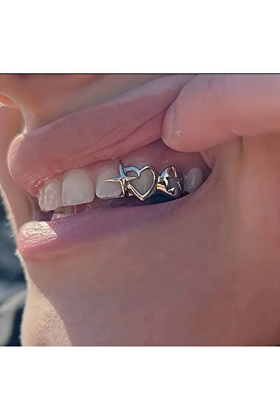 hbtasarim Diş taşı kalpli👄 y2k coquette Pinterest diş aksesuarı