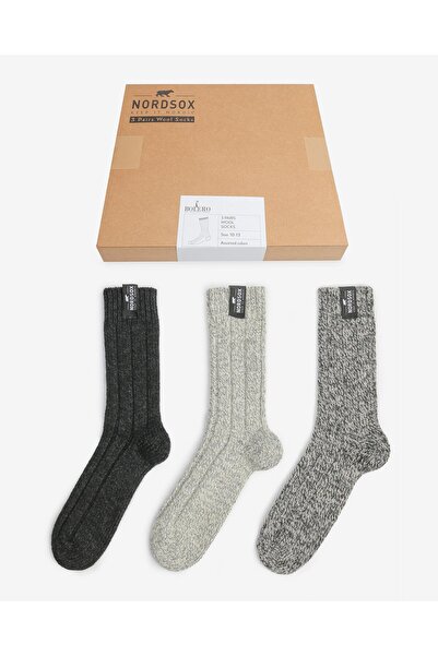 alaska the last frontier Premium Knitted Men's Winter Wool Boot Socks 3-Piece...