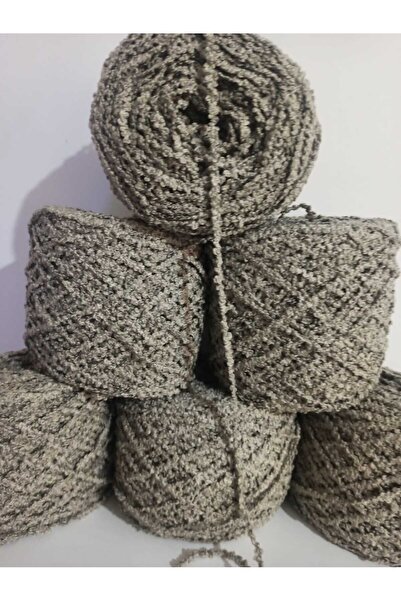 İPEK YÜN İPLİK DÜNYASI Buklet Knitting Yarn (Grey Tones) 100Gr