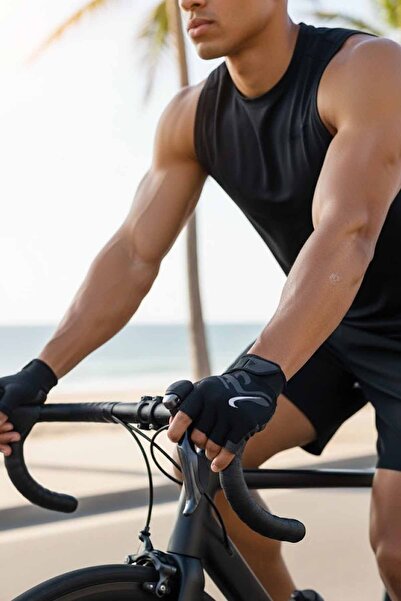 Nike Mănuși de fitness pentru bărbați N.101.0674.091-Negru